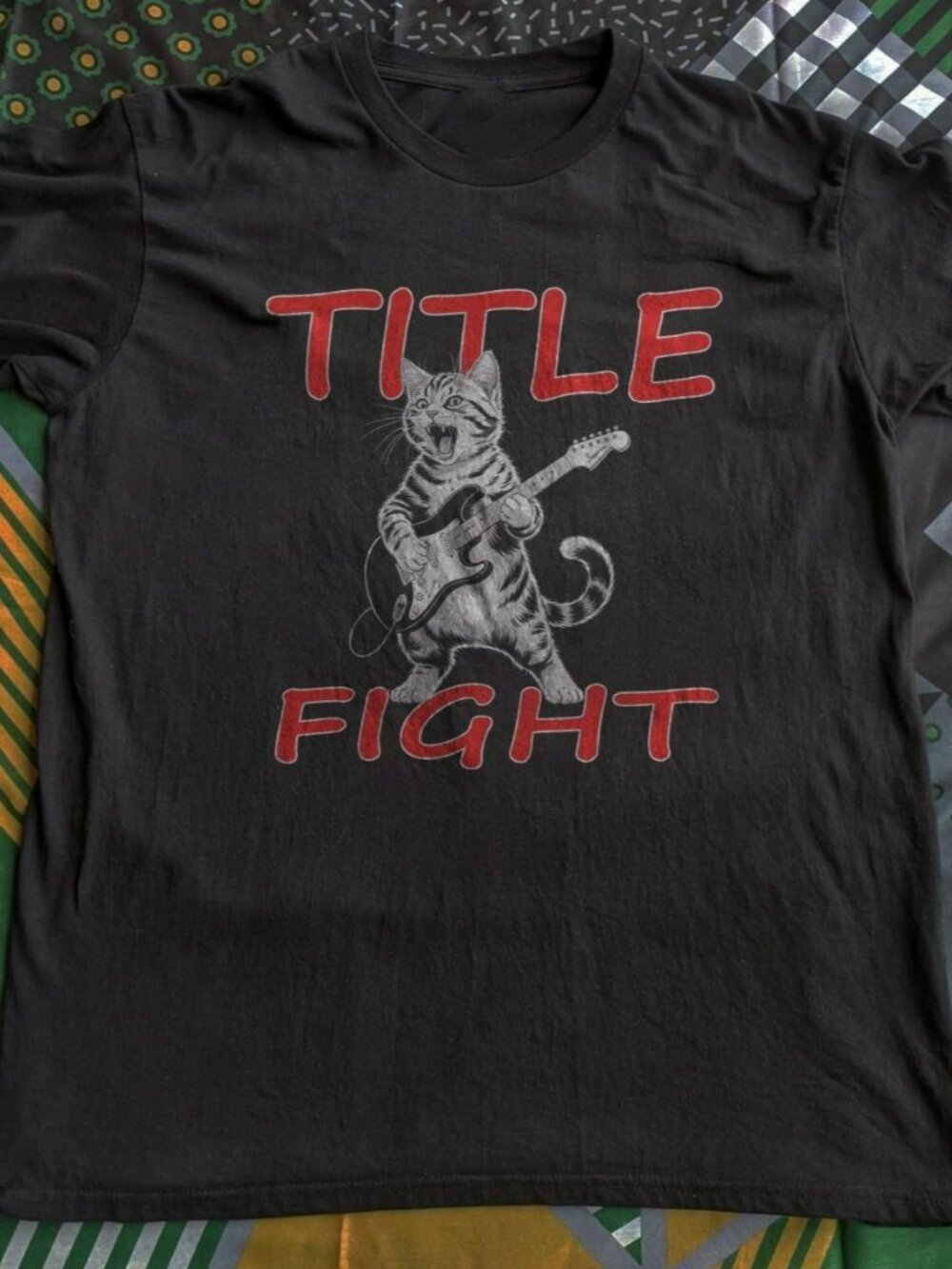 Title Fight Rock Cat T-shirt